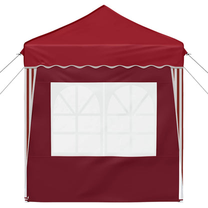 Pop-up Feesttent Bordeauxrood 195 x 195 x 245 cm