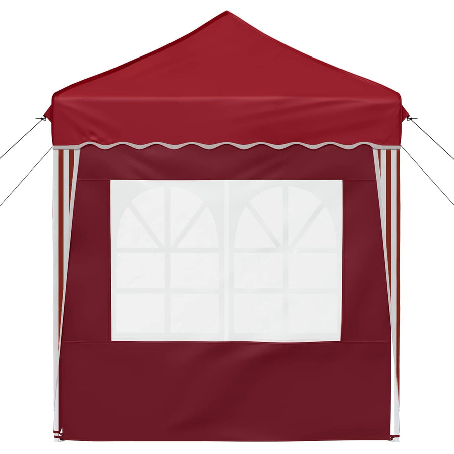 Pop-up Feesttent Bordeauxrood 195 x 195 x 245 cm