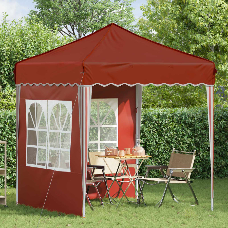 Pop-up Feesttent Terracotta 195 x 195 x 245 cm