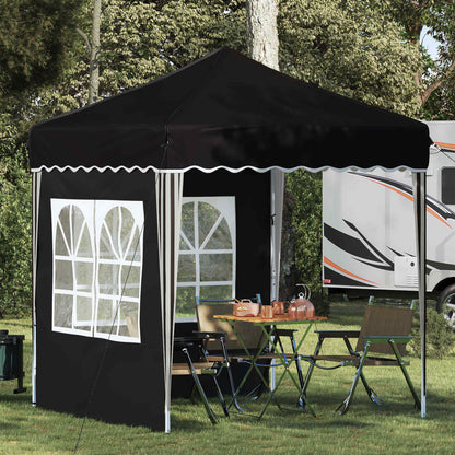 Pop-up Feesttent Zwart 195 x 195 x 245 cm