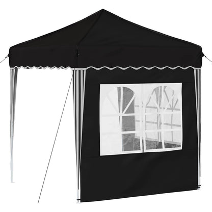 Pop-up Feesttent Zwart 195 x 195 x 245 cm