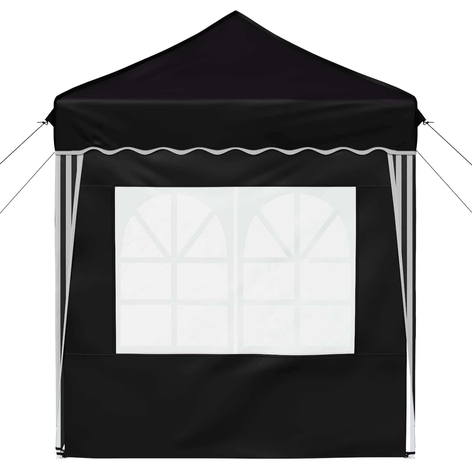 Pop-up Feesttent Zwart 195 x 195 x 245 cm