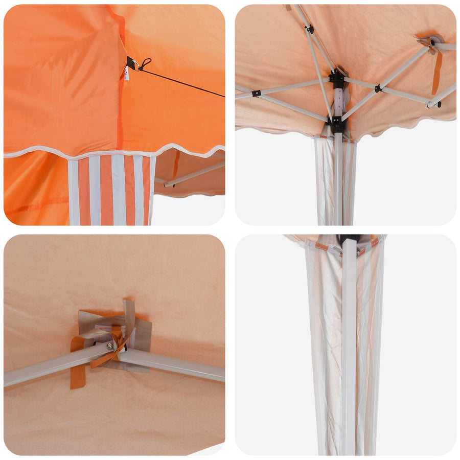 Pop-up Feesttent Oranje 195 x 195 x 245 cm