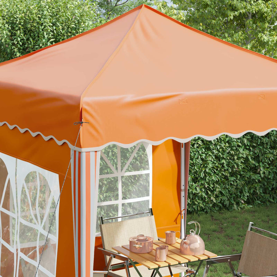 Pop-up Feesttent Oranje 195 x 195 x 245 cm