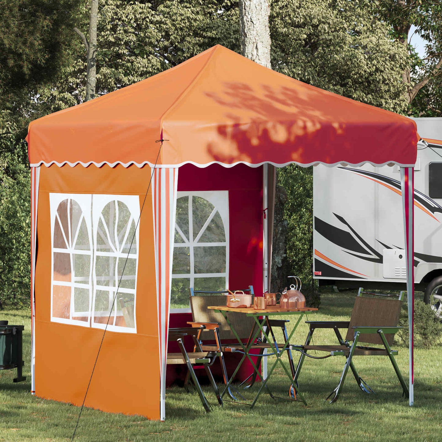 Pop-up Feesttent Oranje 195 x 195 x 245 cm