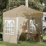 Partytent 195x195x245 cm crème
