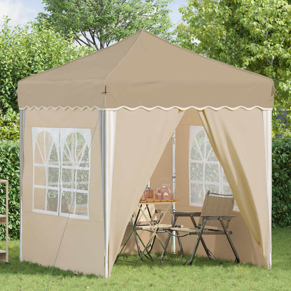 Pop-up Feesttent Crème 195 x 195 x 245 cm
