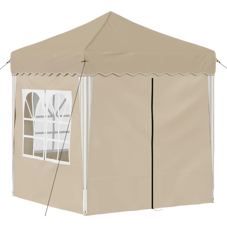 Pop-up Feesttent Crème 195 x 195 x 245 cm