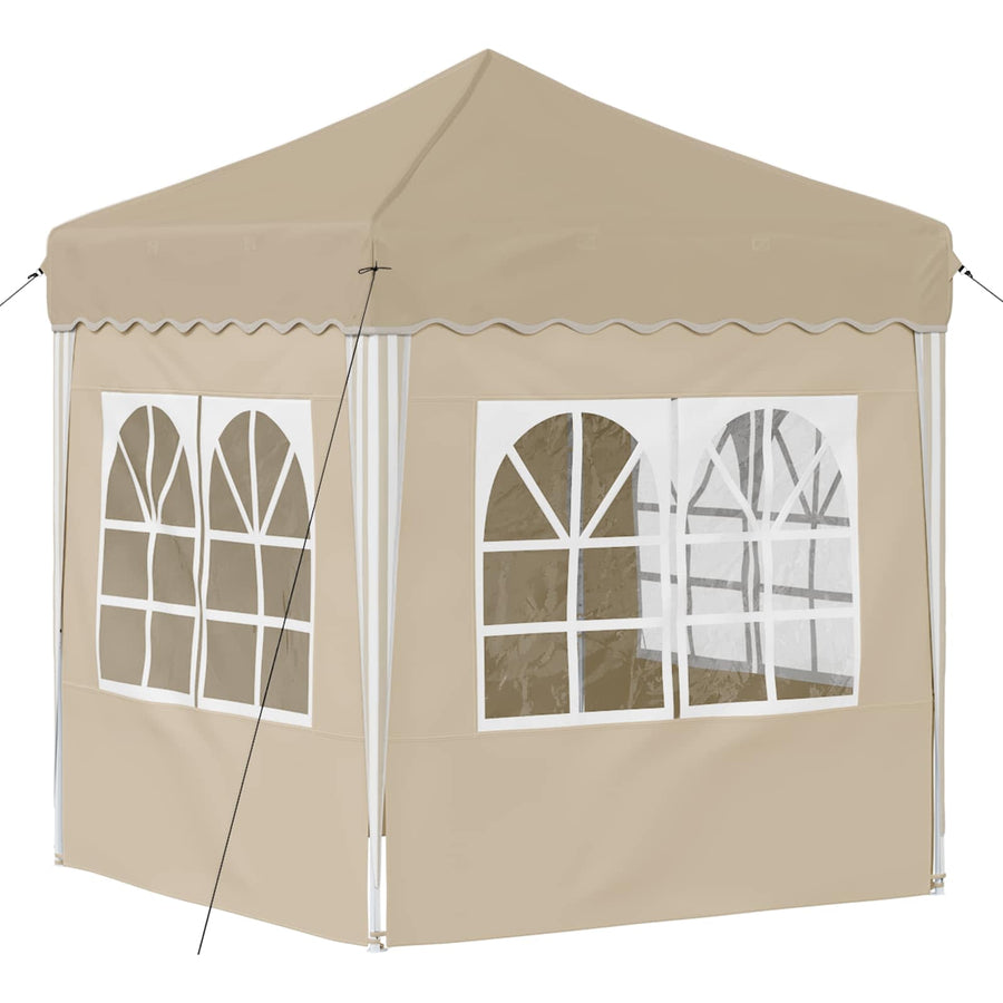 Pop-up Feesttent Crème 195 x 195 x 245 cm