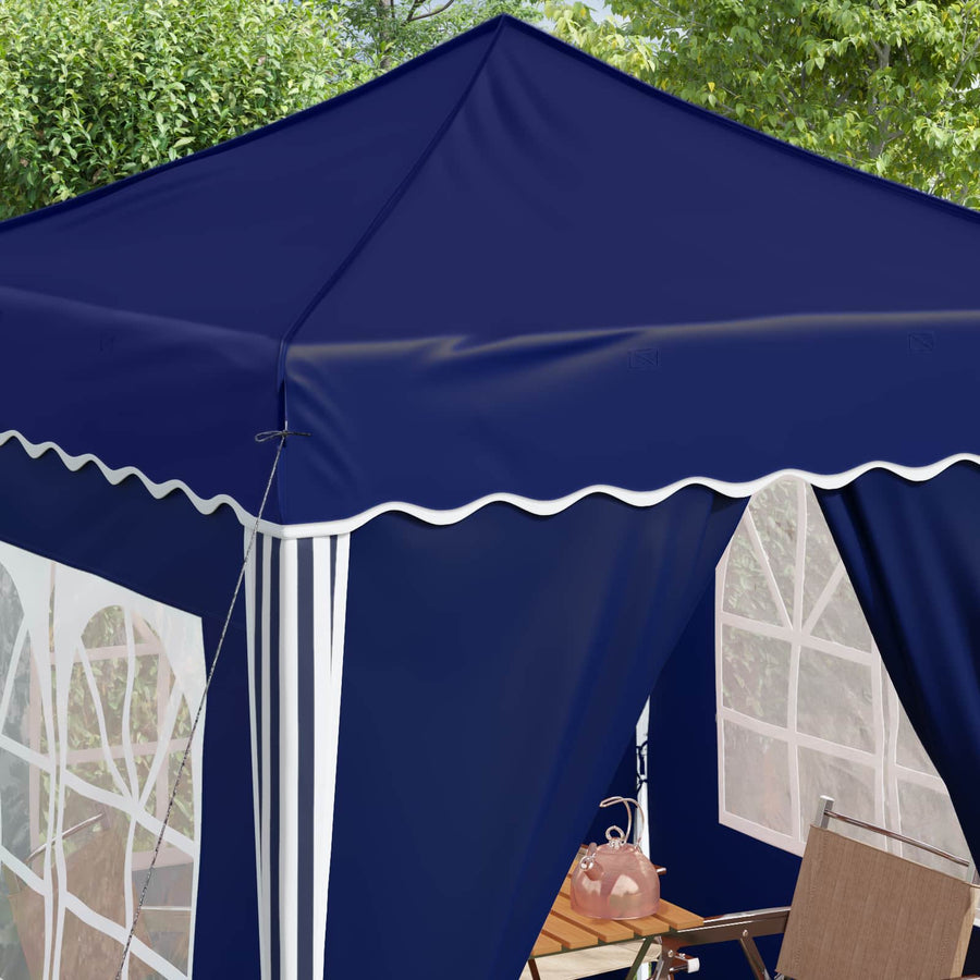 Pop-up Feesttent Blauw 195 x 195 x 245 cm Oxford Stof