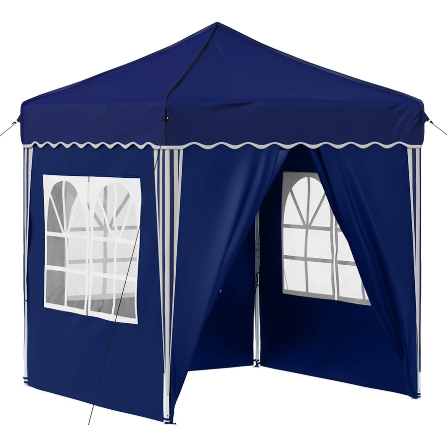 Pop-up Feesttent Blauw 195 x 195 x 245 cm Oxford Stof