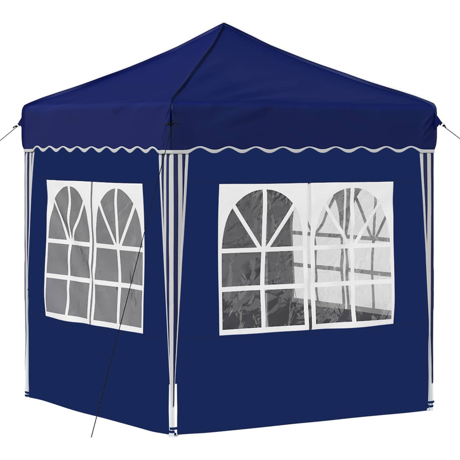 Pop-up Feesttent Blauw 195 x 195 x 245 cm Oxford Stof