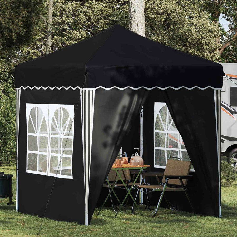 Pop-up Feesttent Antraciet 195 x 195 x 245 cm Oxford Stof