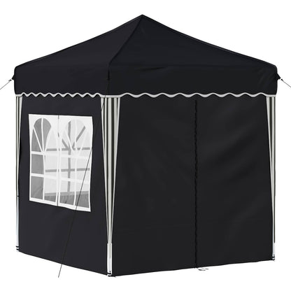 Pop-up Feesttent Antraciet 195 x 195 x 245 cm Oxford Stof