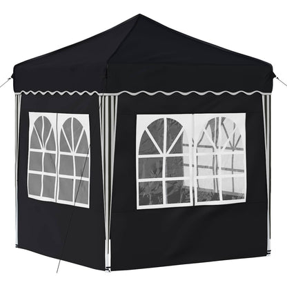 Pop-up Feesttent Antraciet 195 x 195 x 245 cm Oxford Stof