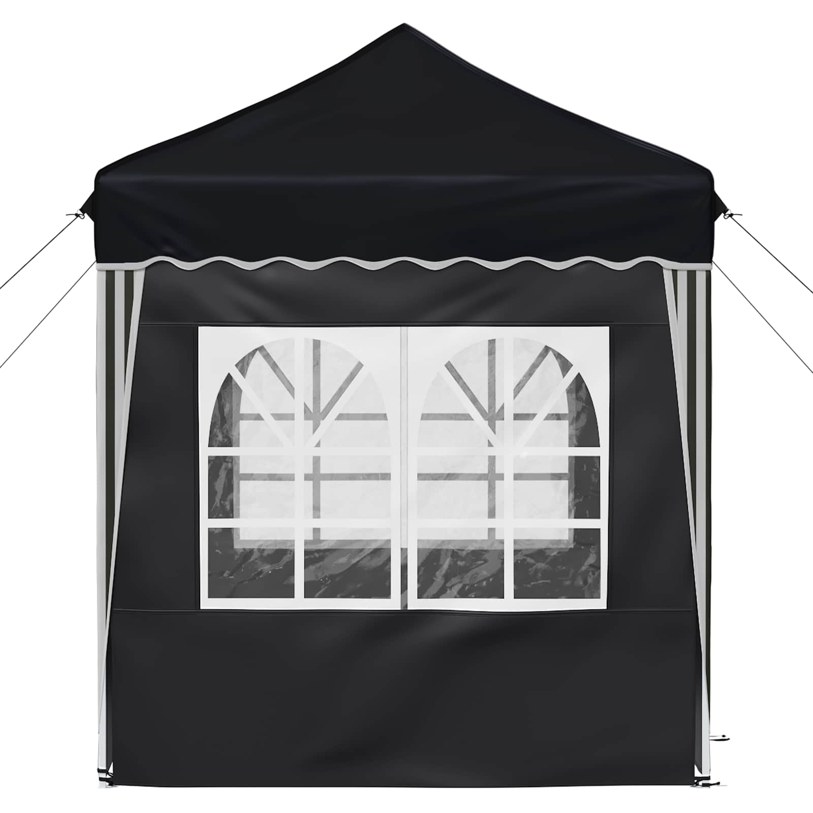 Pop-up Feesttent Antraciet 195 x 195 x 245 cm Oxford Stof
