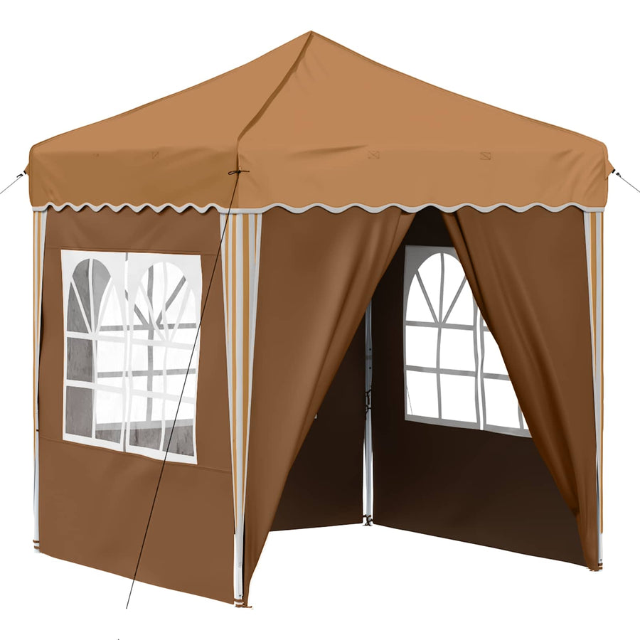 Pop-up Feesttent Beige 195 x 195 x 245 cm Oxford Stof
