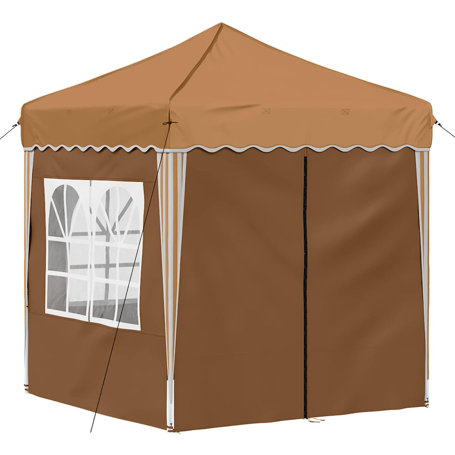 Pop-up Feesttent Beige 195 x 195 x 245 cm Oxford Stof