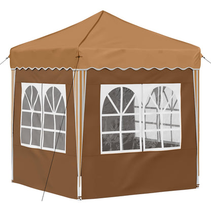 Pop-up Feesttent Beige 195 x 195 x 245 cm Oxford Stof
