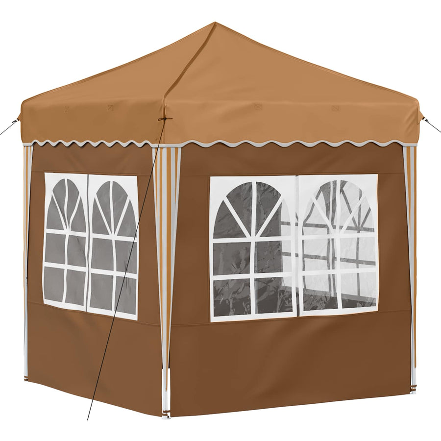 Pop-up Feesttent Beige 195 x 195 x 245 cm Oxford Stof