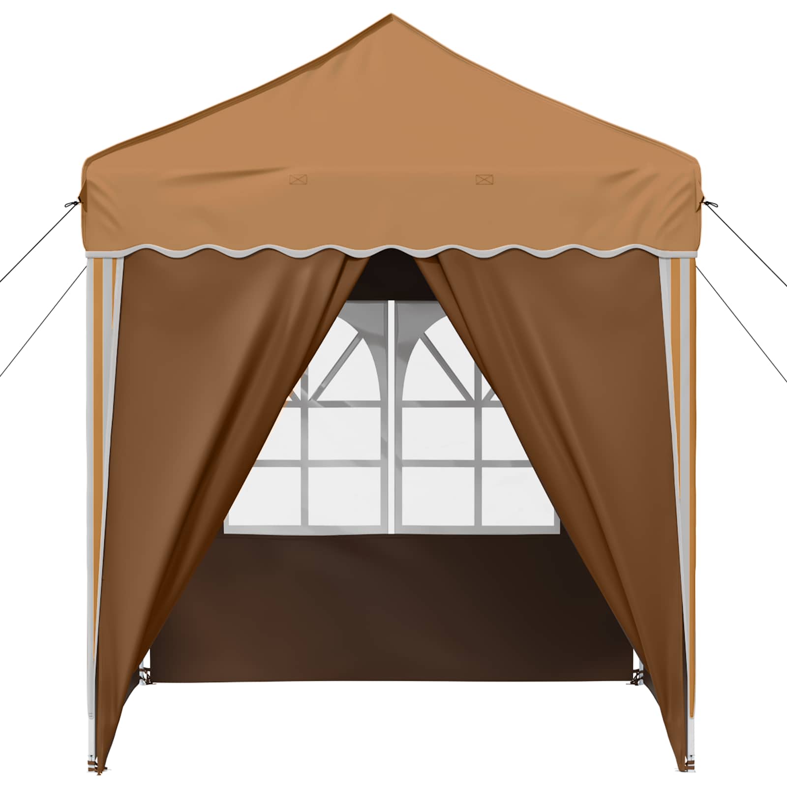 Pop-up Feesttent Beige 195 x 195 x 245 cm Oxford Stof