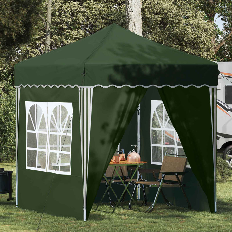 Pop-up Feesttent Groen 195 x 195 x 245 cm Oxford Stof