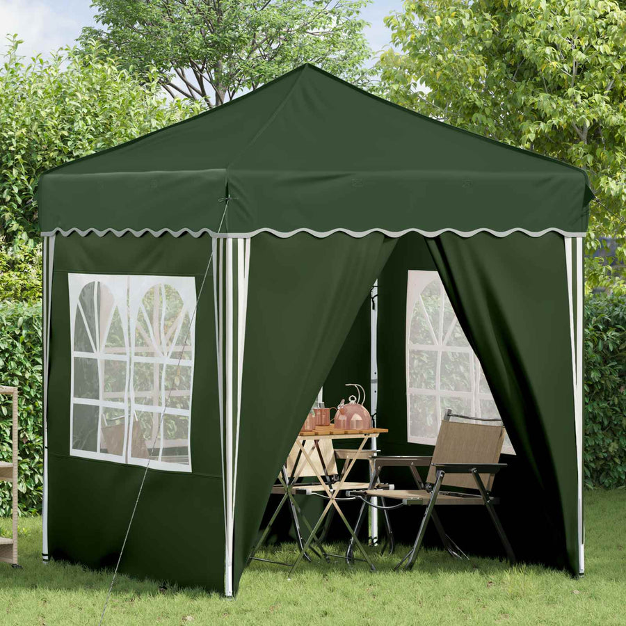 Pop-up Feesttent Groen 195 x 195 x 245 cm Oxford Stof