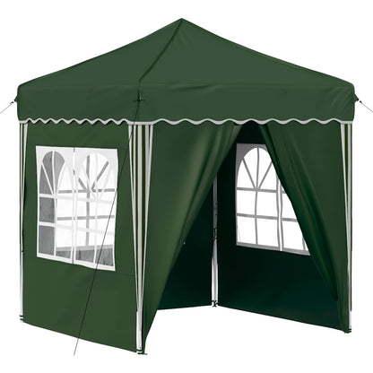 Pop-up Feesttent Groen 195 x 195 x 245 cm Oxford Stof