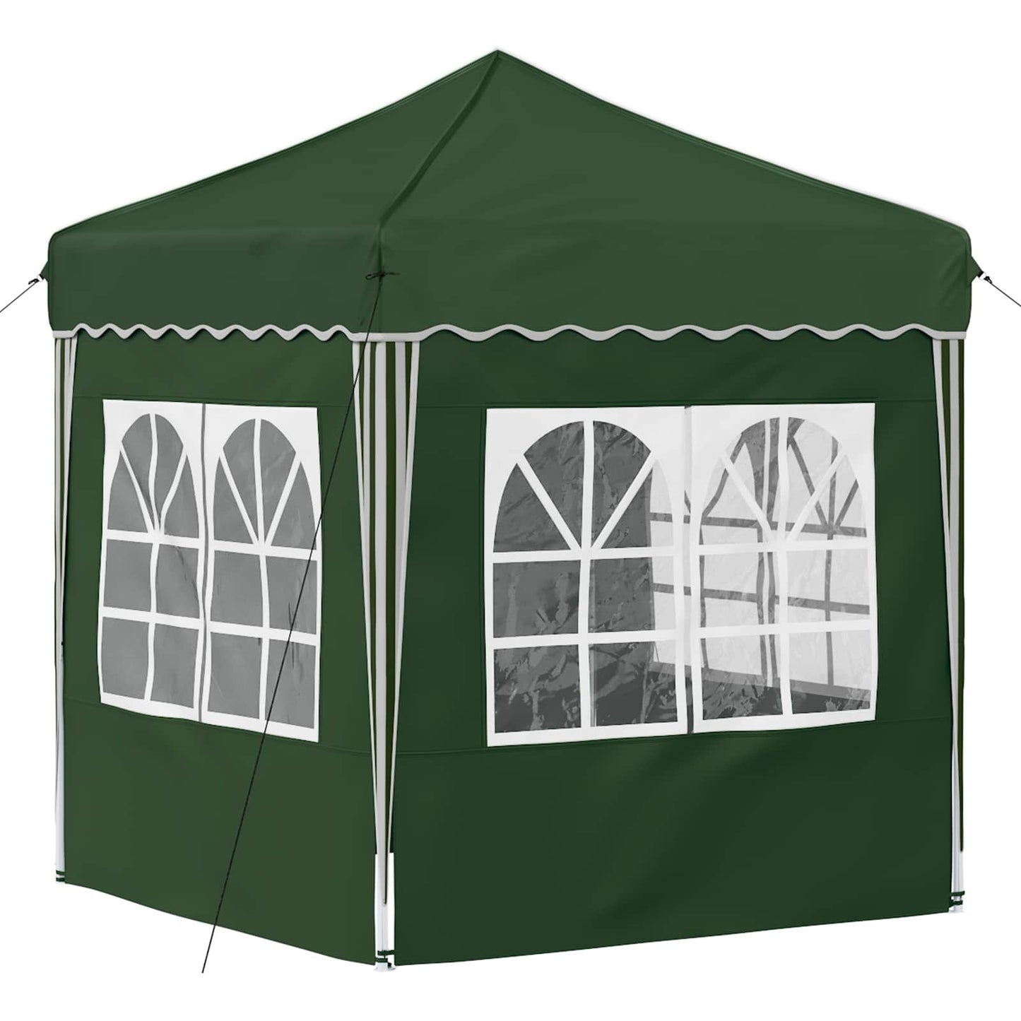 Pop-up Feesttent Groen 195 x 195 x 245 cm Oxford Stof