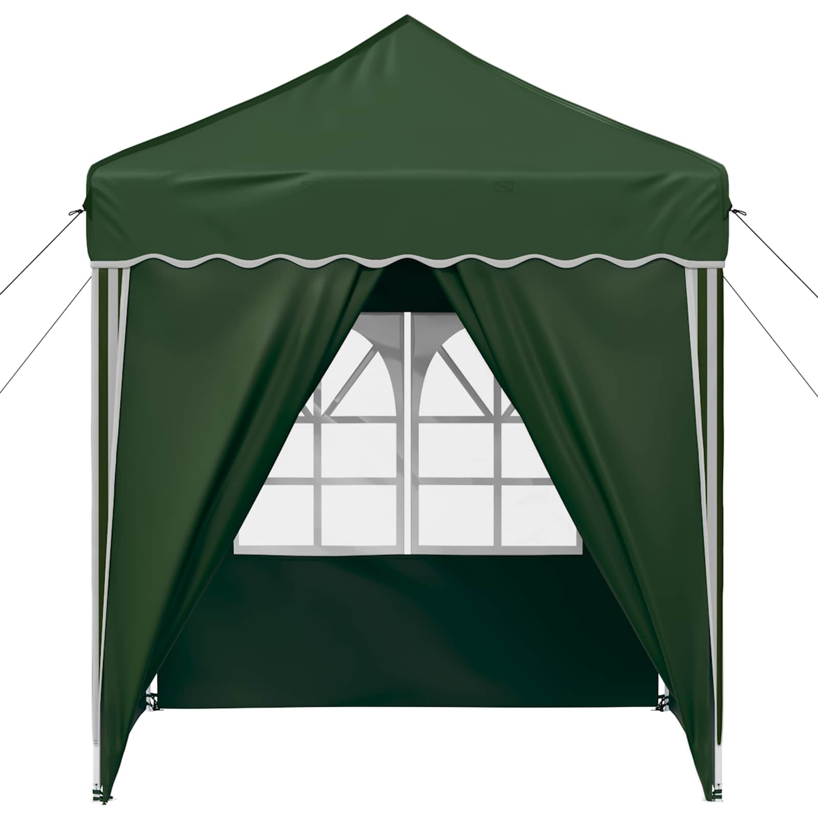 Pop-up Feesttent Groen 195 x 195 x 245 cm Oxford Stof