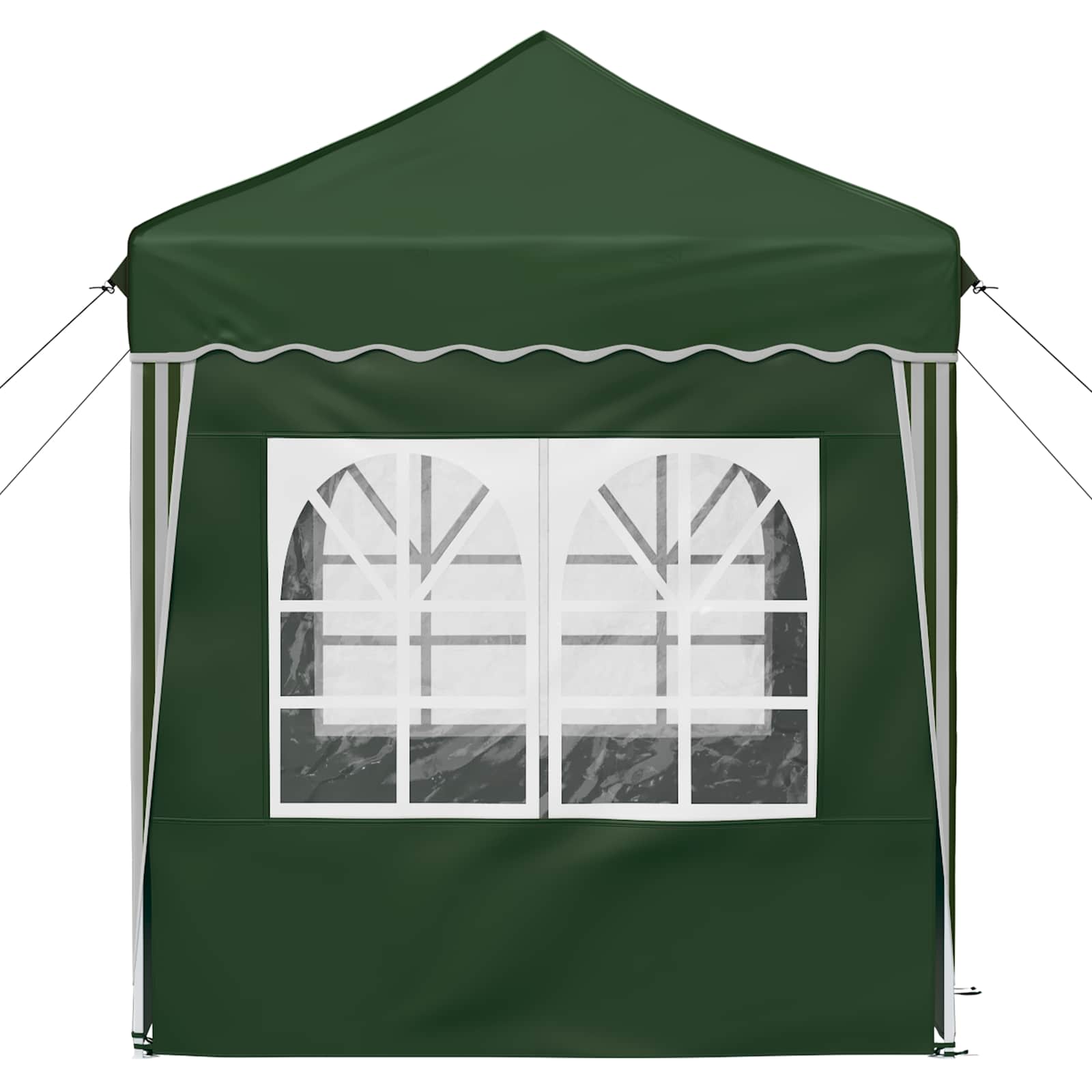 Pop-up Feesttent Groen 195 x 195 x 245 cm Oxford Stof