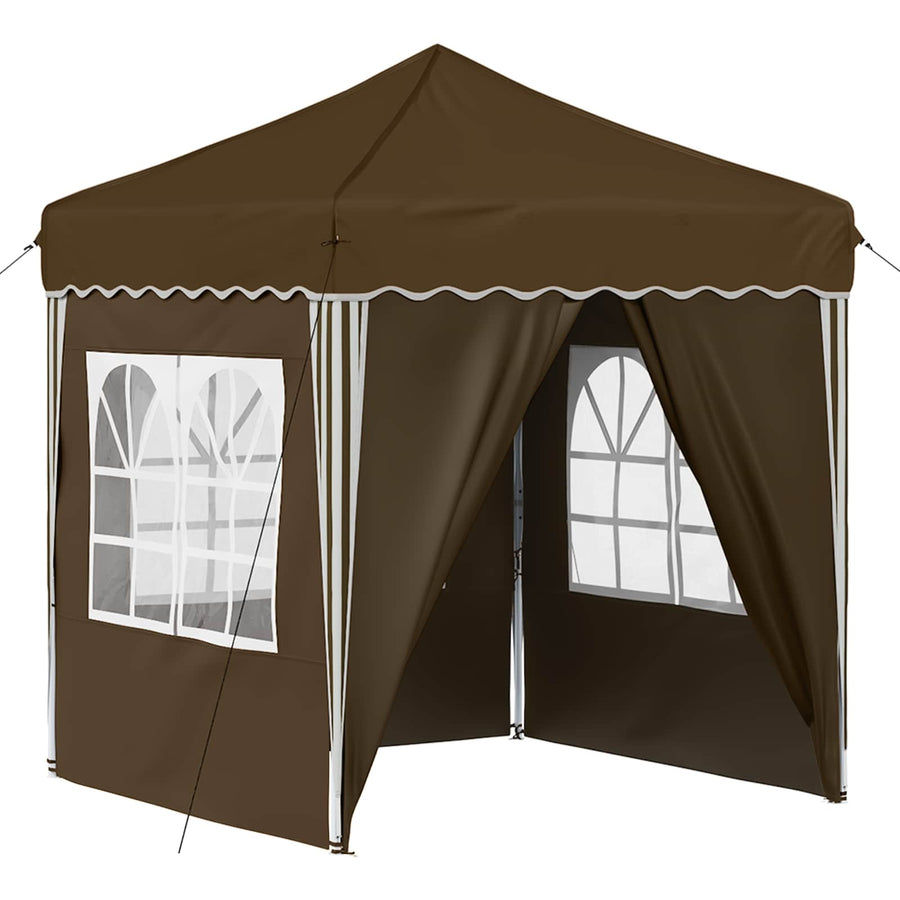 Pop-up Feesttent Taupe 195 x 195 x 245 cm Oxford Stof