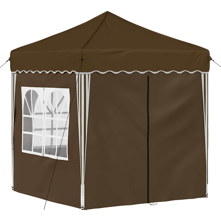 Pop-up Feesttent Taupe 195 x 195 x 245 cm Oxford Stof
