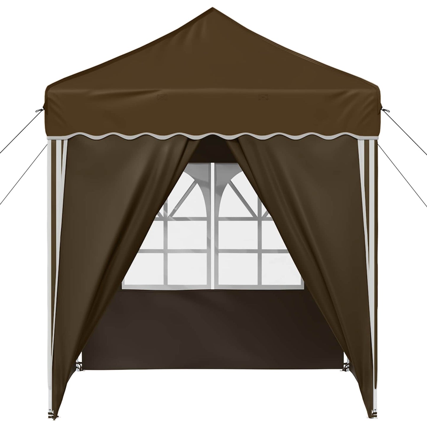 Pop-up Feesttent Taupe 195 x 195 x 245 cm Oxford Stof