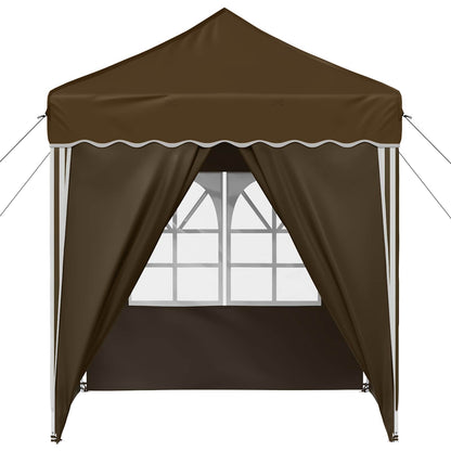 Pop-up Feesttent Taupe 195 x 195 x 245 cm Oxford Stof