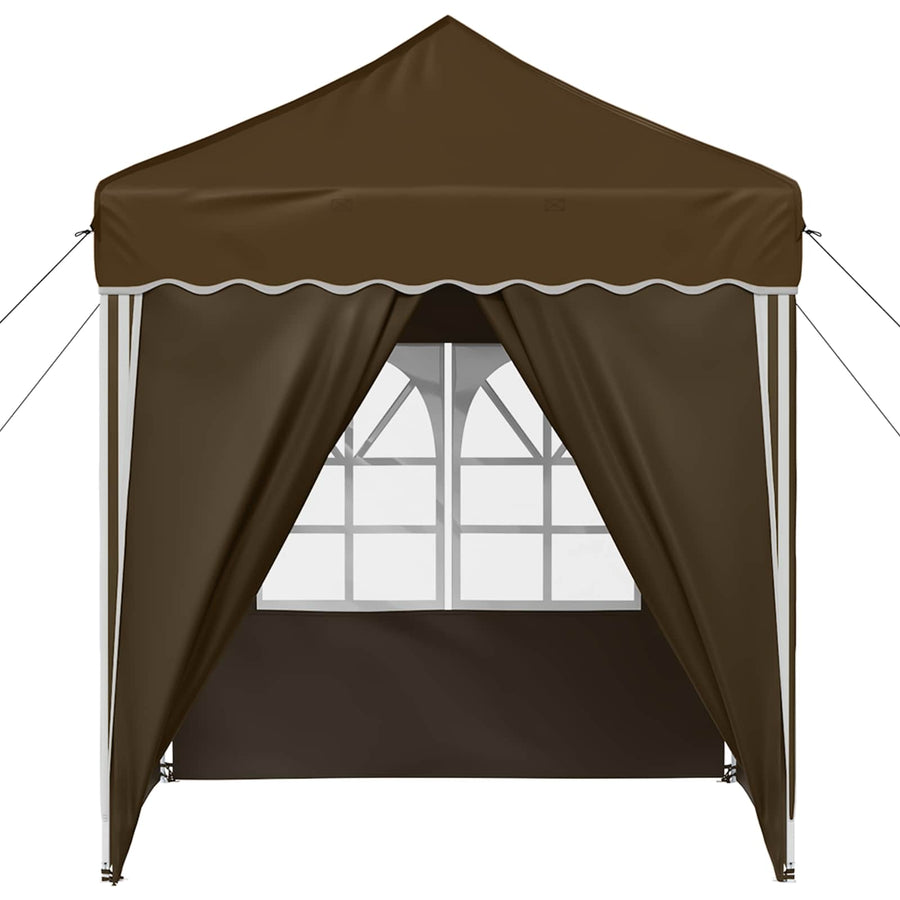 Pop-up Feesttent Taupe 195 x 195 x 245 cm Oxford Stof