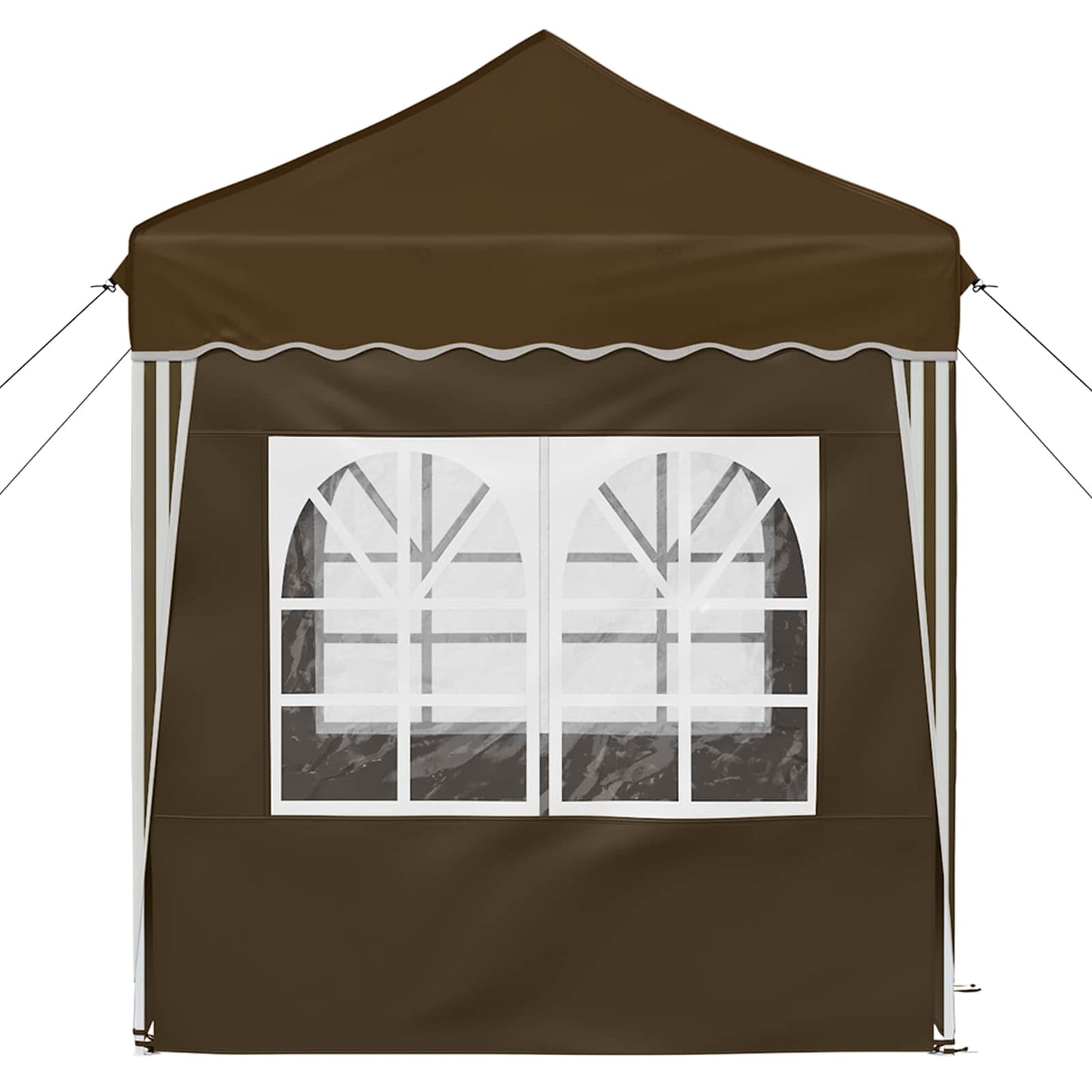Pop-up Feesttent Taupe 195 x 195 x 245 cm Oxford Stof