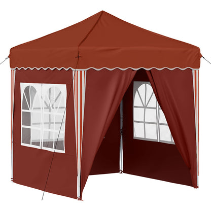Pop-up Feesttent Terracotta 195 x 195 x 245 cm Oxford Stof