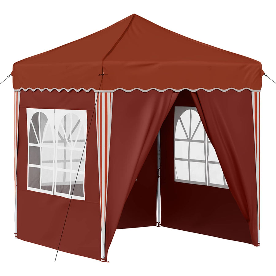 Pop-up Feesttent Terracotta 195 x 195 x 245 cm Oxford Stof