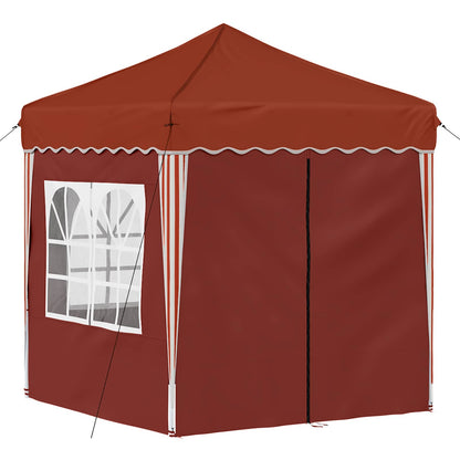 Pop-up Feesttent Terracotta 195 x 195 x 245 cm Oxford Stof