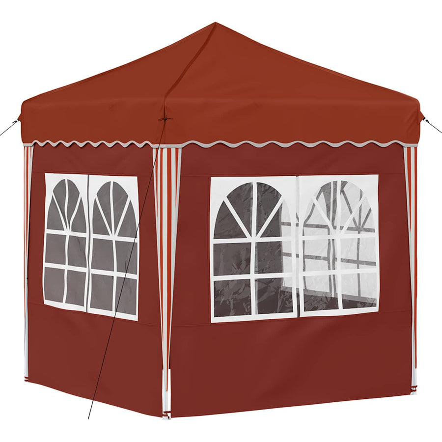 Pop-up Feesttent Terracotta 195 x 195 x 245 cm Oxford Stof