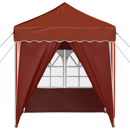 Pop-up Feesttent Terracotta 195 x 195 x 245 cm Oxford Stof