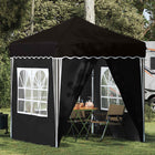 Partytent 195x195x245 cm zwart Oxford stof