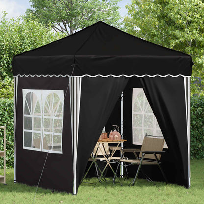 Pop-up Feesttent Zwart 195 x 195 x 245 cm Oxford Stof
