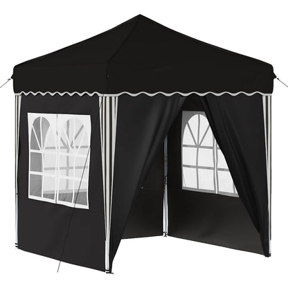 Pop-up Feesttent Zwart 195 x 195 x 245 cm Oxford Stof