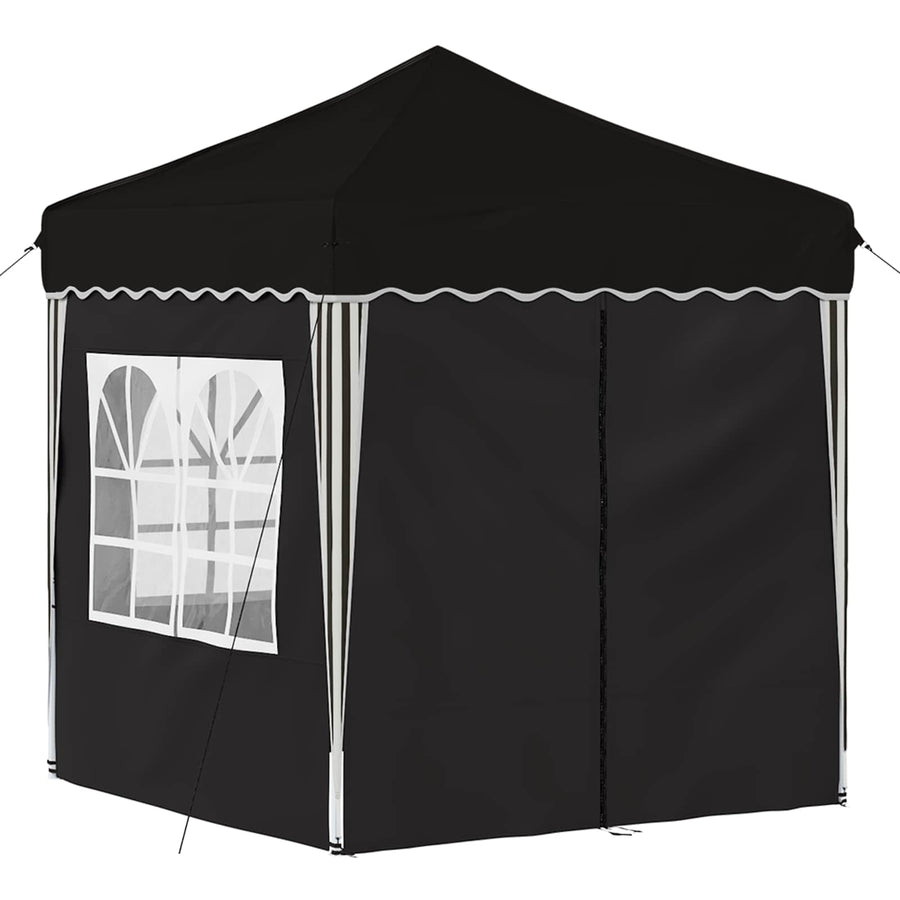 Pop-up Feesttent Zwart 195 x 195 x 245 cm Oxford Stof