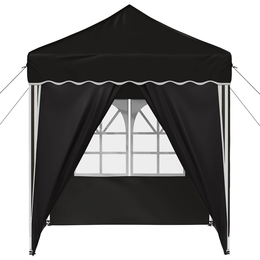 Pop-up Feesttent Zwart 195 x 195 x 245 cm Oxford Stof