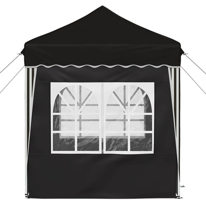 Pop-up Feesttent Zwart 195 x 195 x 245 cm Oxford Stof