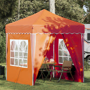 Partytent 195x195x245 cm oranje Oxford stof