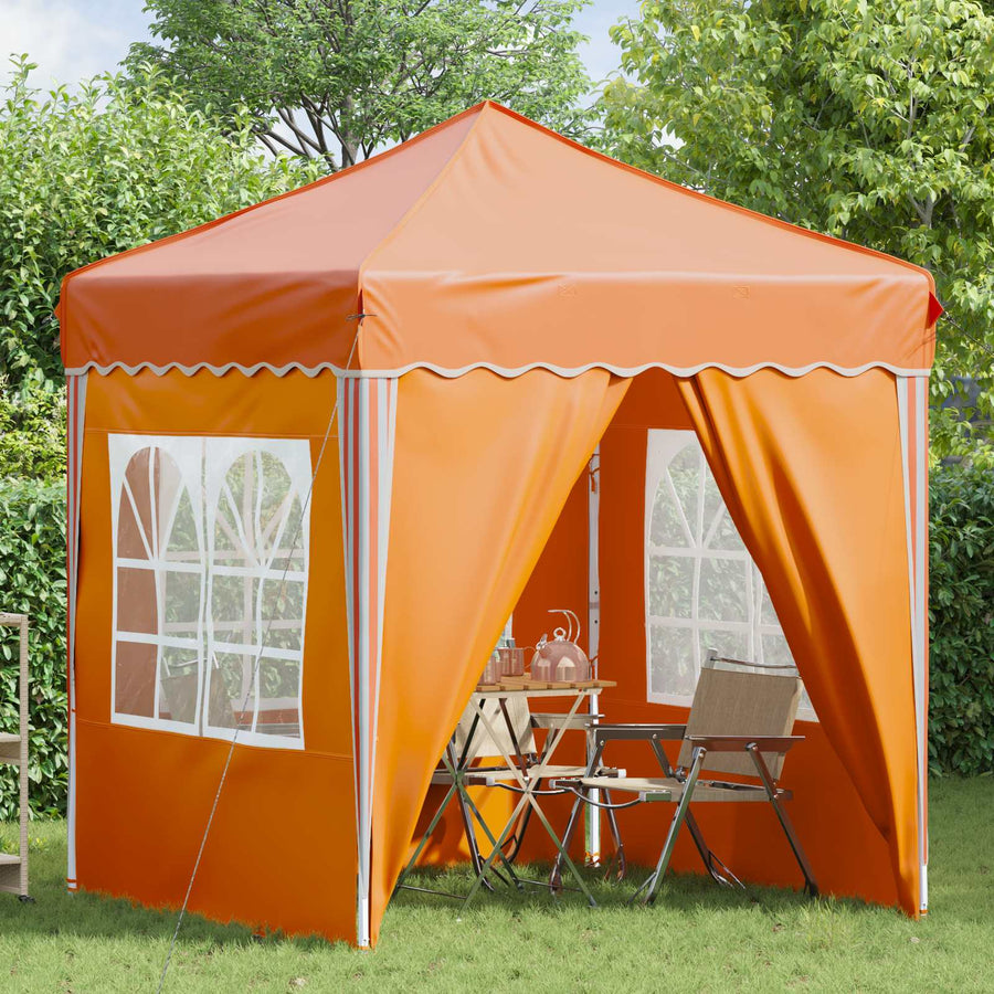 Pop-up Feesttent Oranje 195 x 195 x 245 cm Oxford Stof